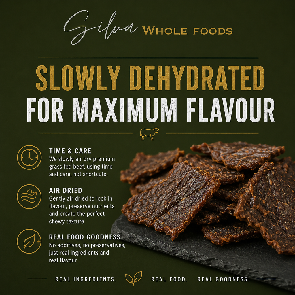 Grass Fed Beef Jerky | High Protein Natural Snack | 100g